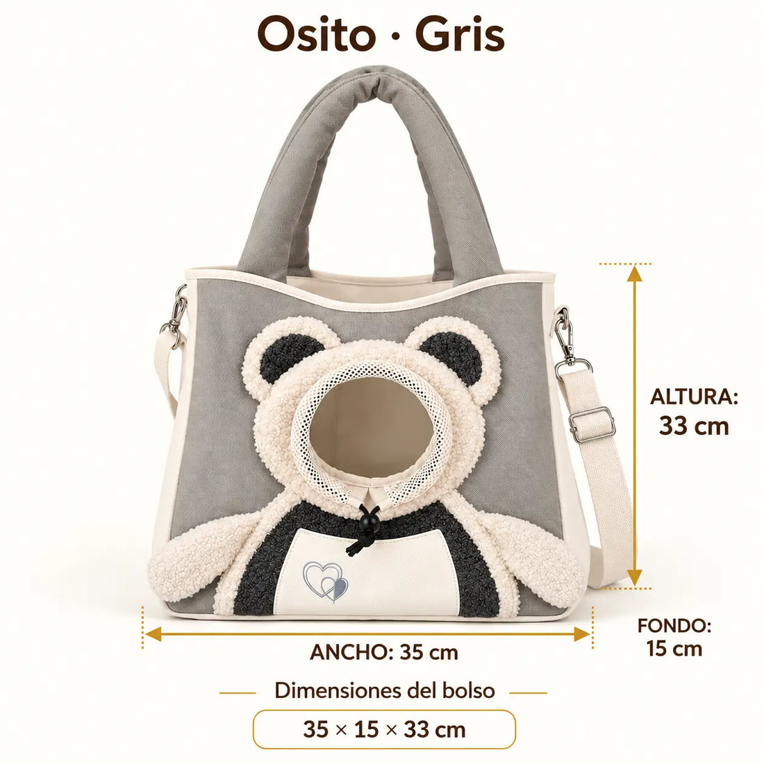 Bolso Transportín Antiescape SENAVIO™ para Perros y Gatos – Seguro, Cómodo y Transpirable
